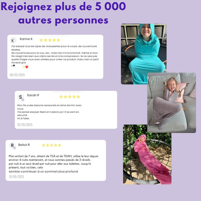 CalmiNest™ - Compression pour des nuits de rêve