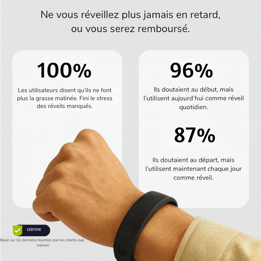 Calmor™ Réveil Zen — sans bruit, ni écrans